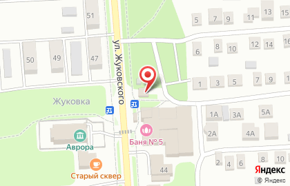 Фирменный магазин Пивоман на улице Жуковского на карте