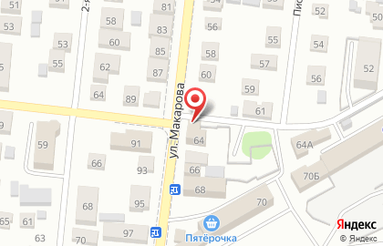 Отель АМ Hotels на улице Макарова на карте