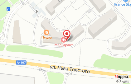 Салон красоты МаК в Комсомольском переулке на карте