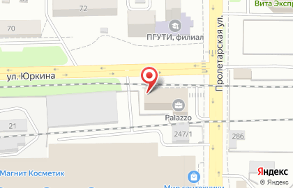 Юридическая компания Заря на Пролетарской улице на карте