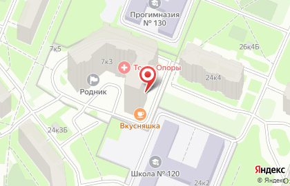 Клиника Дентсервис на улице Ивана Фомина на карте