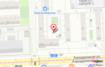 ОАО Банкомат, Уральский Банк Реконструкции и Развития на Аэродромной улице на карте