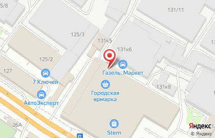 Фирменный магазин Новосибирская птицефабрика на Большевистской улице на карте