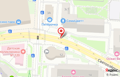 Магазин готовой еды Милти на Святоозерской улице на карте