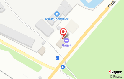 Гостиница Ладья на карте