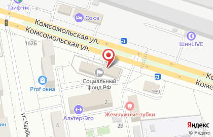 Управление Пенсионного фонда РФ в Центральном районе городского округа Тольятти Самарской области (межрайонное) в Центральном районе на карте
