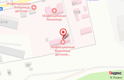Краевая специализированная клиническая инфекционная больница на улице Серова на карте