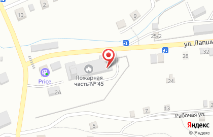 Пожарно-спасательная часть №45 в Челябинске на карте