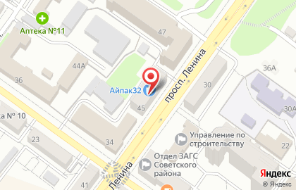 Туристическое агентство TUI на проспекте Ленина на карте