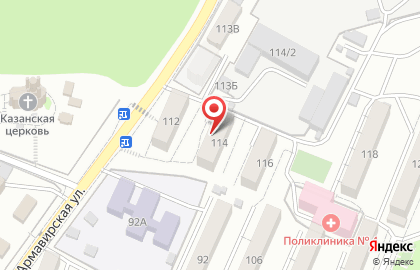 Продуктовый магазин в Сочи на карте