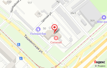 Компания АртБагетофф на Ташкентской улице на карте