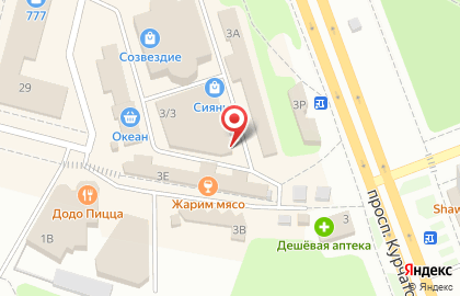 Дискаунтер техники и товаров для дома Ценалом на проспекте Курчатова на карте
