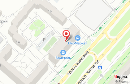 Продовольственный магазин Факторiя на улице Химиков, 1 на карте