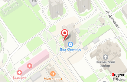 Продуктовый магазин Ника в Автозаводском районе на карте
