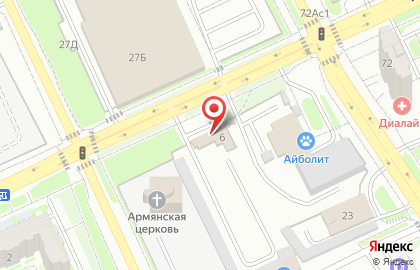 Шиномонтажная мастерская на ул. Константина Симонова, 6 на карте