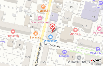 Торгово-монтажная компания Новый Дом на улице Пушкина на карте