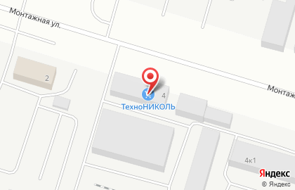 Транспортно-экспедиционная компания Сибирь на Монтажной улице на карте