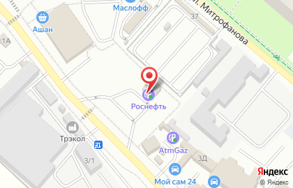 Технический центр Роснефть на Инициативной улице в Люберцах на карте