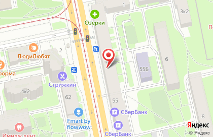 Ателье в Санкт-Петербурге на карте