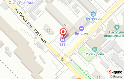 Банк ВТБ в Улан-Удэ на карте