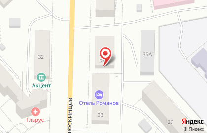 Сервис М на улице Челюскинцев на карте