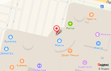 Торгово-развлекательный центр Макси на Ленинградском проспекте на карте