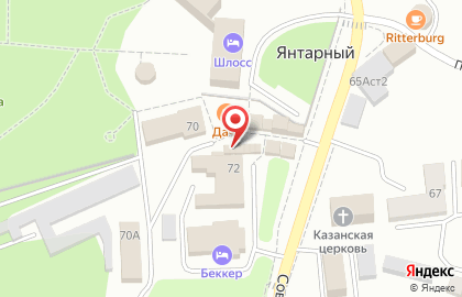 Магазин изделий из янтаря Янтарный домик на Советской улице на карте