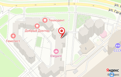 Магазин СпортЛайн на улице Гагарина на карте