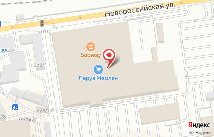 Магазин посуды Тарелка на Новороссийской улице на карте