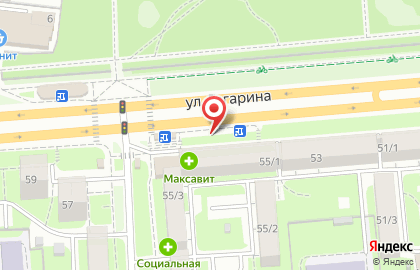 Манго на улице Гагарина на карте