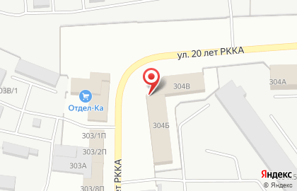 Оптово-розничная база Вазовский в Октябрьском районе на карте