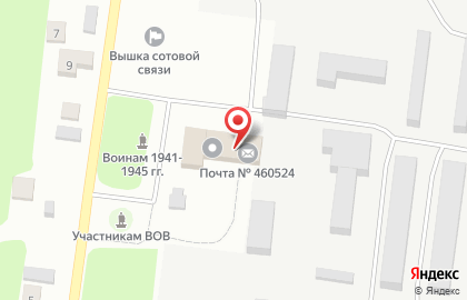 Почтовое отделение, пос. Соловьёвка на карте