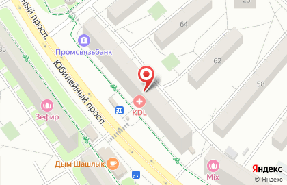 Интернет-провайдер Qwerty на Юбилейном проспекте на карте