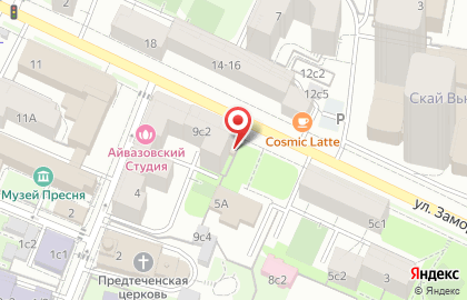 Планета цветов на Краснопресненской на карте