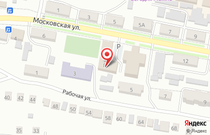 Супермаркет Пятёрочка, сеть супермаркетов на Московской улице на карте