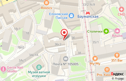 Центр социального обслуживания Мещанский на карте
