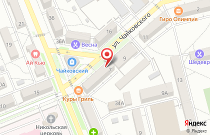 Студия красоты Beauty Studio на улице Чайковского на карте
