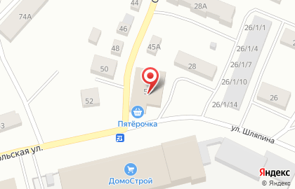 Супермаркет Пятёрочка, сеть супермаркетов на Севастопольской улице на карте