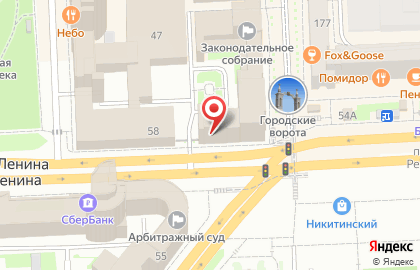 Избирательная комиссия Челябинской области на карте