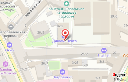 Каток на Петровке на карте