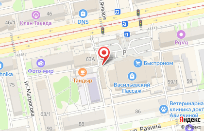 Магазин Фруктовый рай в Барнауле на карте