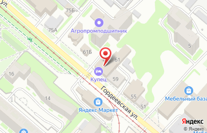 Медицинский центр Аист на Гордеевской улице на карте