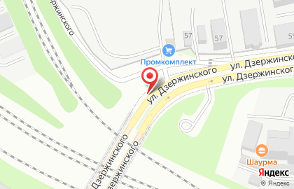 Торгово-монтажная компания ФиС-строй на улице Дзержинского на карте