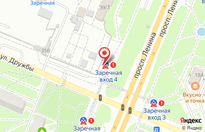 Стиль на проспекте Ленина на карте