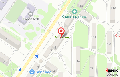 Акашево на Калининской улице на карте