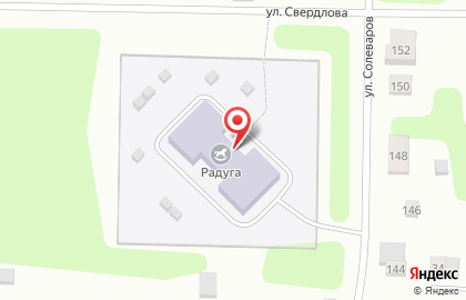 Детский сад Радуга в Усолье на карте
