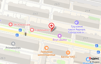 Федеральная сеть салонов красоты Цирюльникъ на улице Тухачевского на карте