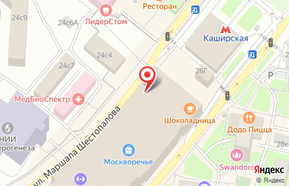 Ресторан Теремок в Москве на карте