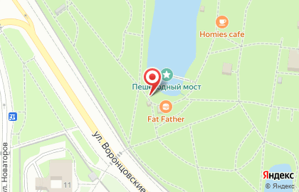 Экспресс-кофейня Crop.coffee & smoothie bar на улице Академика Пилюгина на карте
