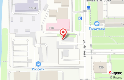 Автостоянка в Саратове на карте